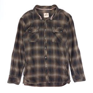 Jeremiah Flannel Plaid American Legacy Button Down Shacket Western Grunge XXL